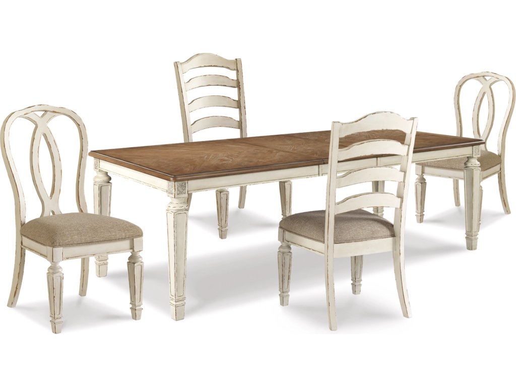 Realyn Dining Table and 4 Chairs - main image