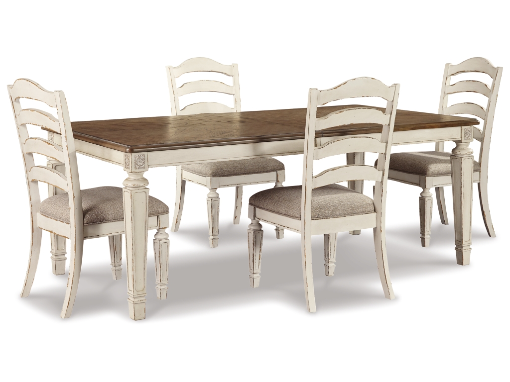 Realyn Extension Dining Table and 4 Chairs - main image