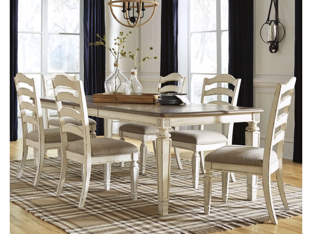 Realyn Extension Dining Table and 6 Chairs - image 1