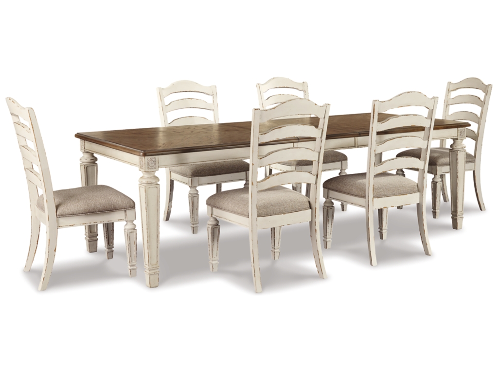 Realyn Extension Dining Table and 6 Chairs - main image