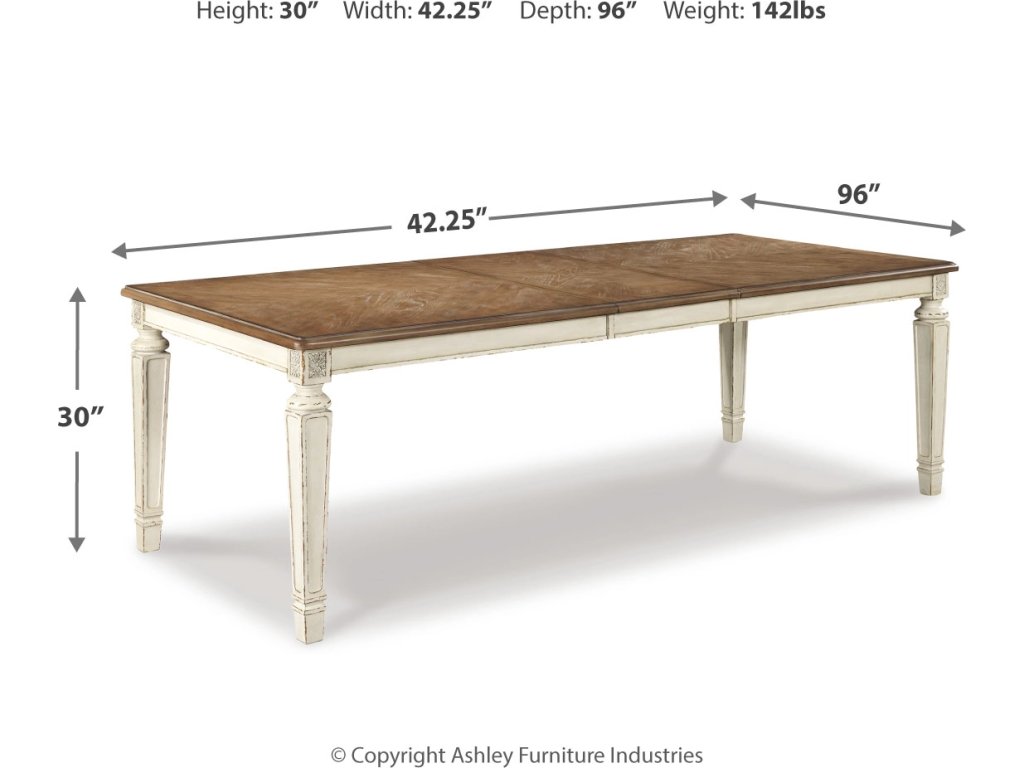 Realyn Dining Extension Table and 8 Chairs - image 4