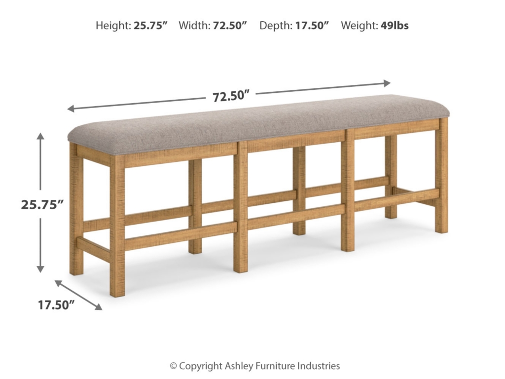 Havonplane Counter Height Dining Table, 6 Barstools and Bench - image 8