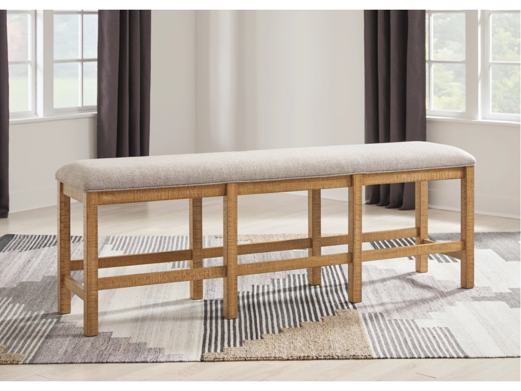 Havonplane Counter Height Dining Table, 6 Barstools and Bench - image 24