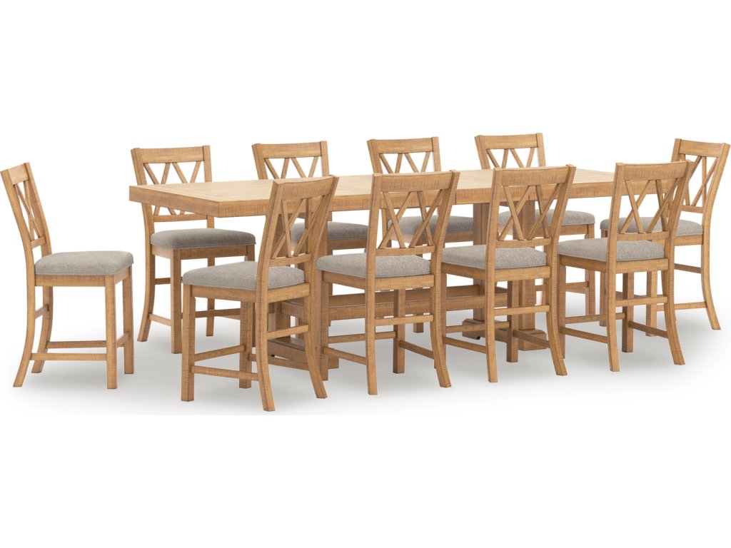 Havonplane Counter Height Dining Table and 10 Barstools - main image