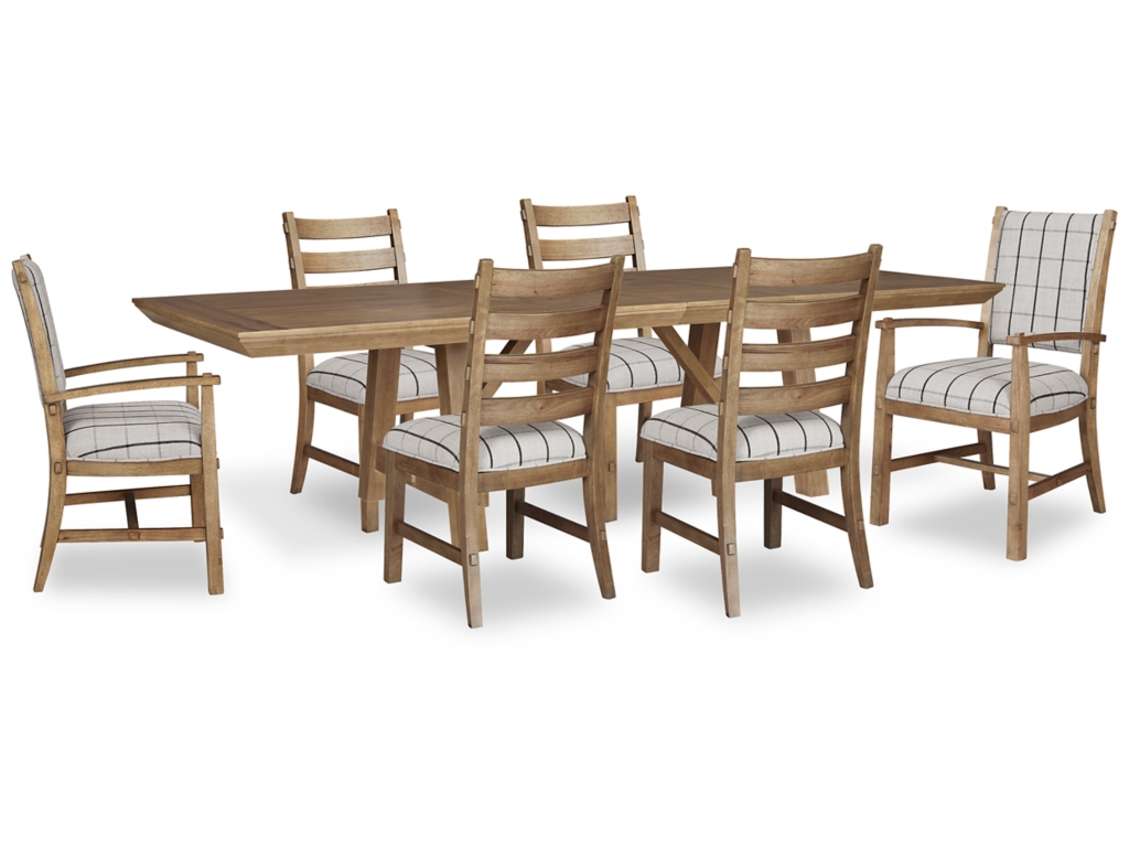 Ridgester Extension Dining Table, 2 Arm Chairs and 4 Side Chairs - main image