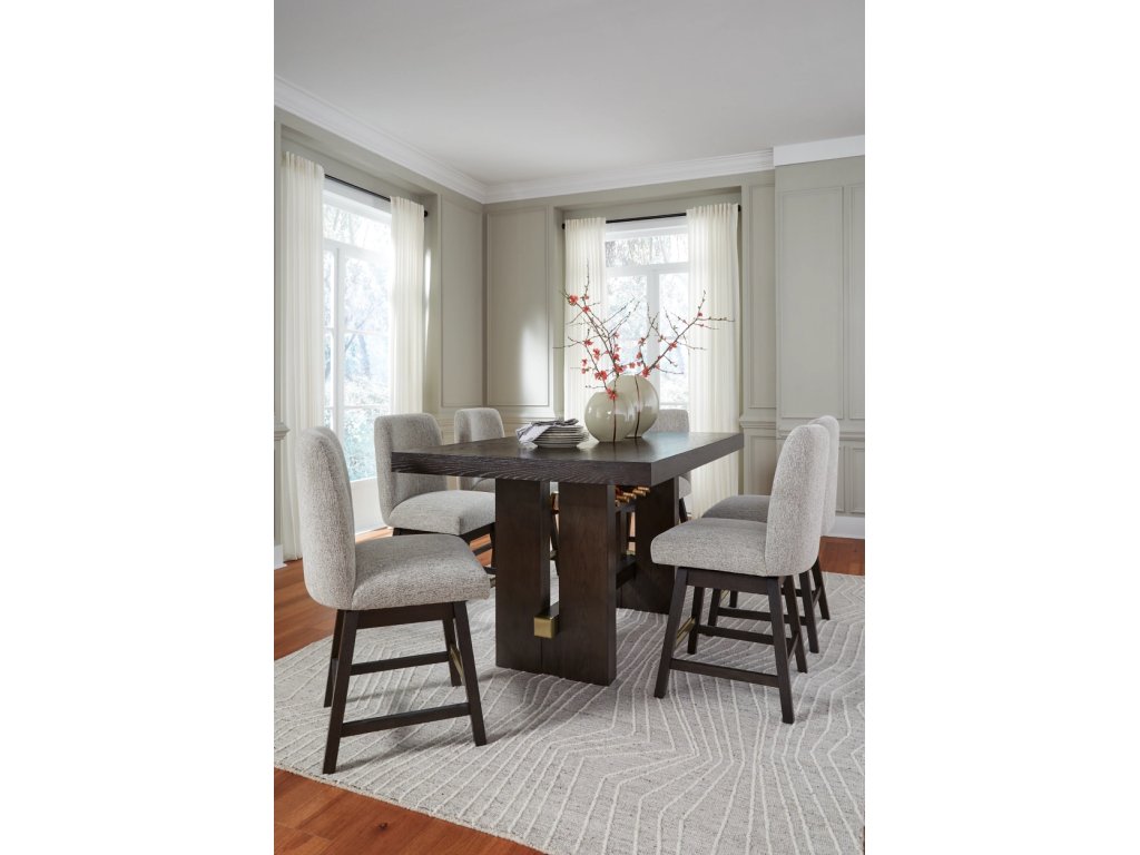 Burkhaus Counter Height Dining Table and 6 Barstools - image 2