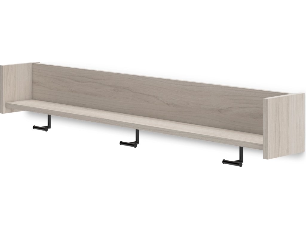 Socalle Wall Mounted Coat Rack with Shelf - image 3