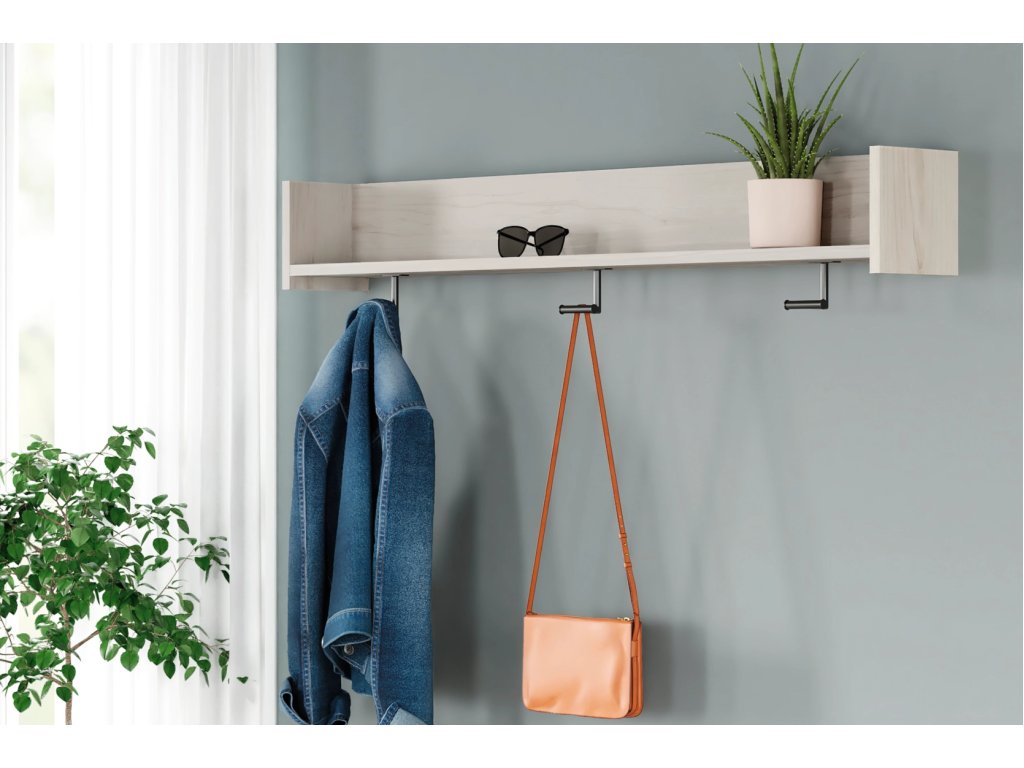 Socalle Wall Mounted Coat Rack with Shelf - image 1