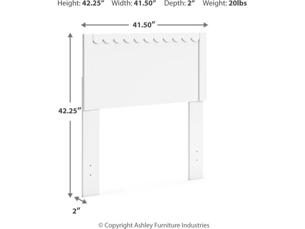 Hallityn Twin Panel Headboard - image 3