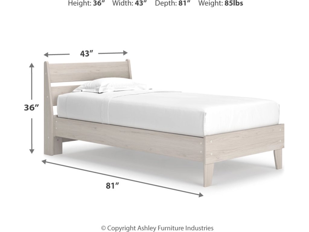 Socalle Twin Panel Platform Bed - image 3