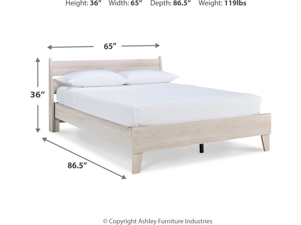 Socalle Queen Panel Platform Bed - image 3
