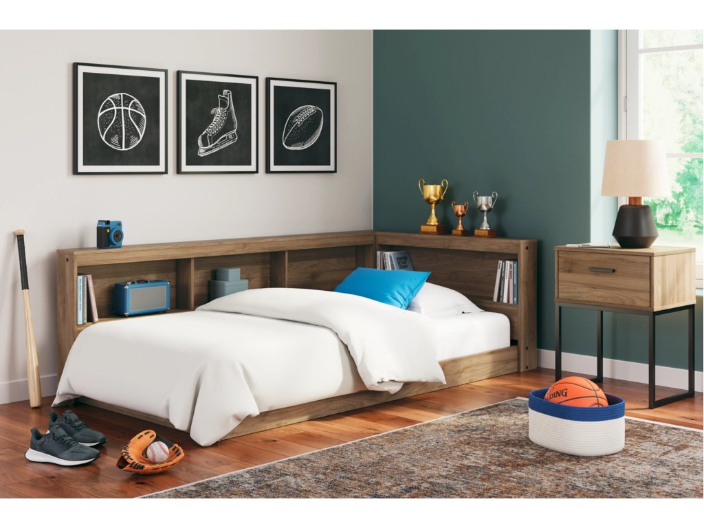 Deanlow Twin Bookcase Storage Bed - image 1