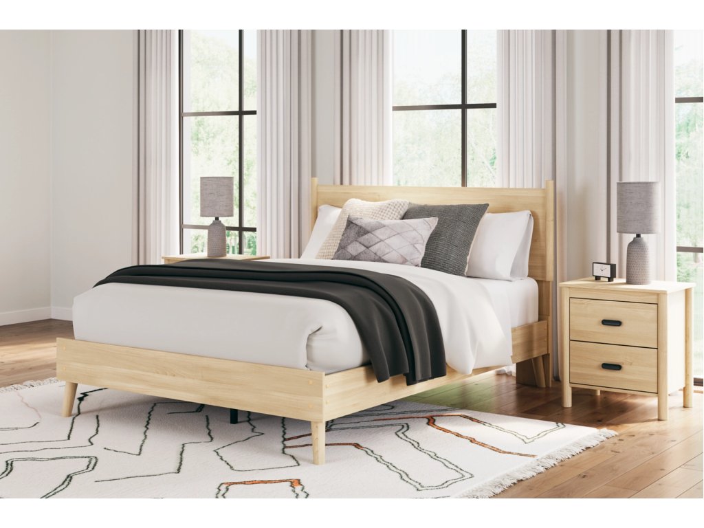 Cabinella Queen Platform Panel Bed - image 1
