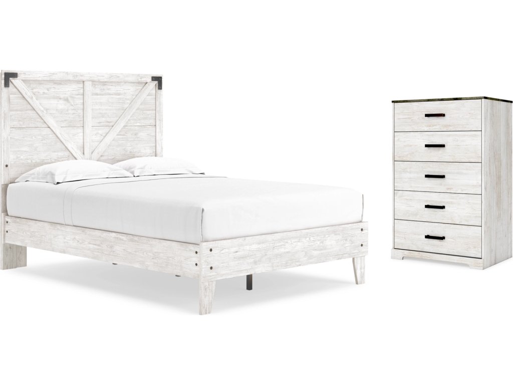 Shawburn Full Panel Bed with Chest - main image