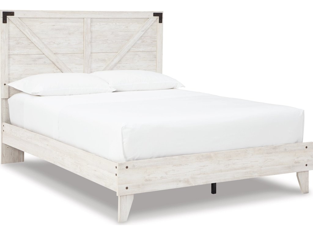Shawburn Queen Crossbuck Panel Platform Bed - main image