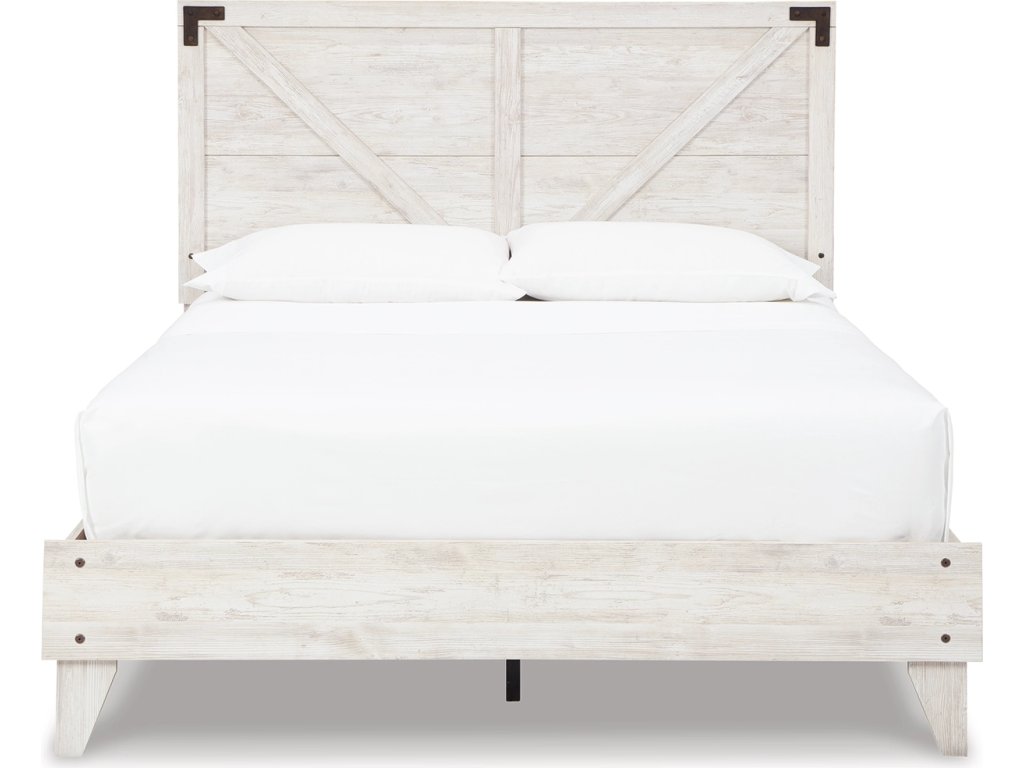 Shawburn Queen Crossbuck Panel Platform Bed - image 2