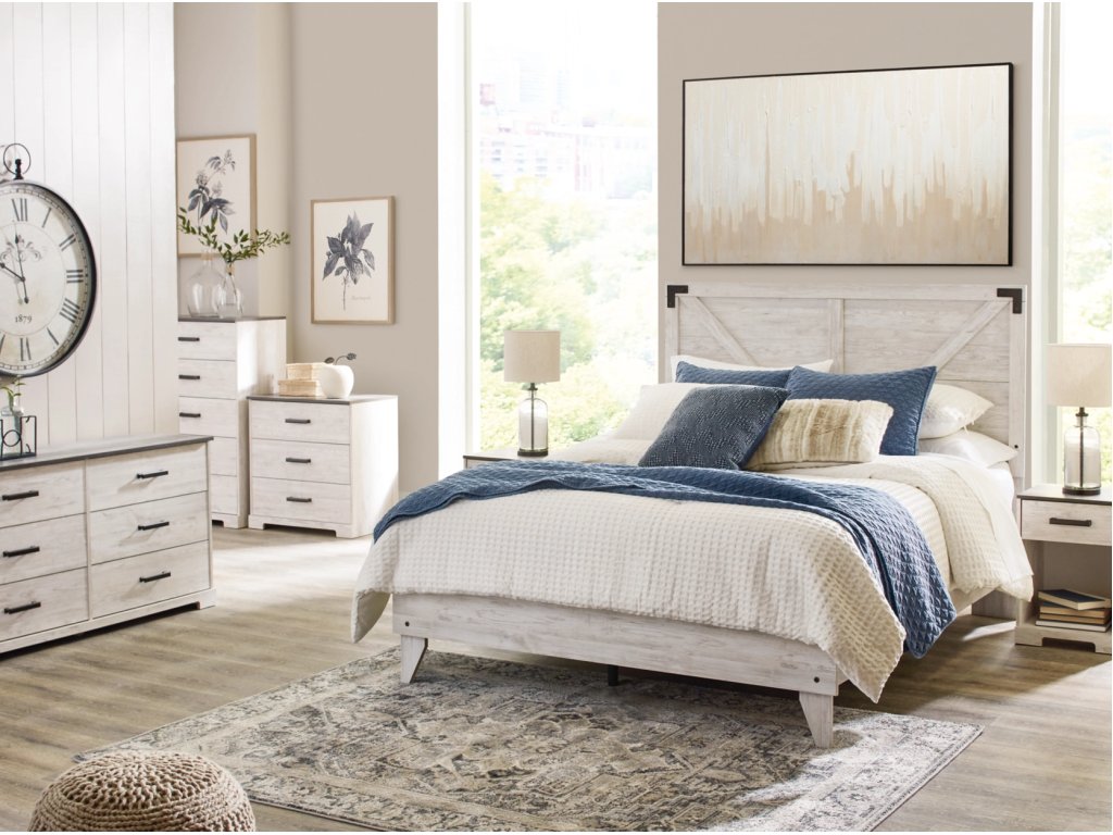 Shawburn Queen Crossbuck Panel Platform Bed - image 5