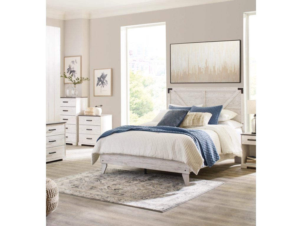 Shawburn Queen Crossbuck Panel Platform Bed - image 6