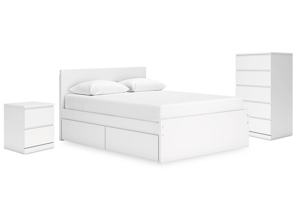 Onita Queen Storage Bed, Chest and Nightstand - main image