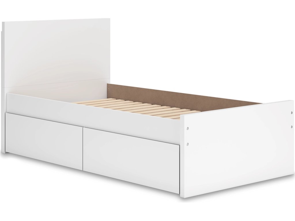 Onita Twin Panel Platform Bed with 1 Side Storage - image 2