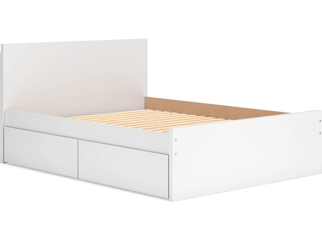 Onita Queen Panel Platform Bed with 2 Side Storage - image 2