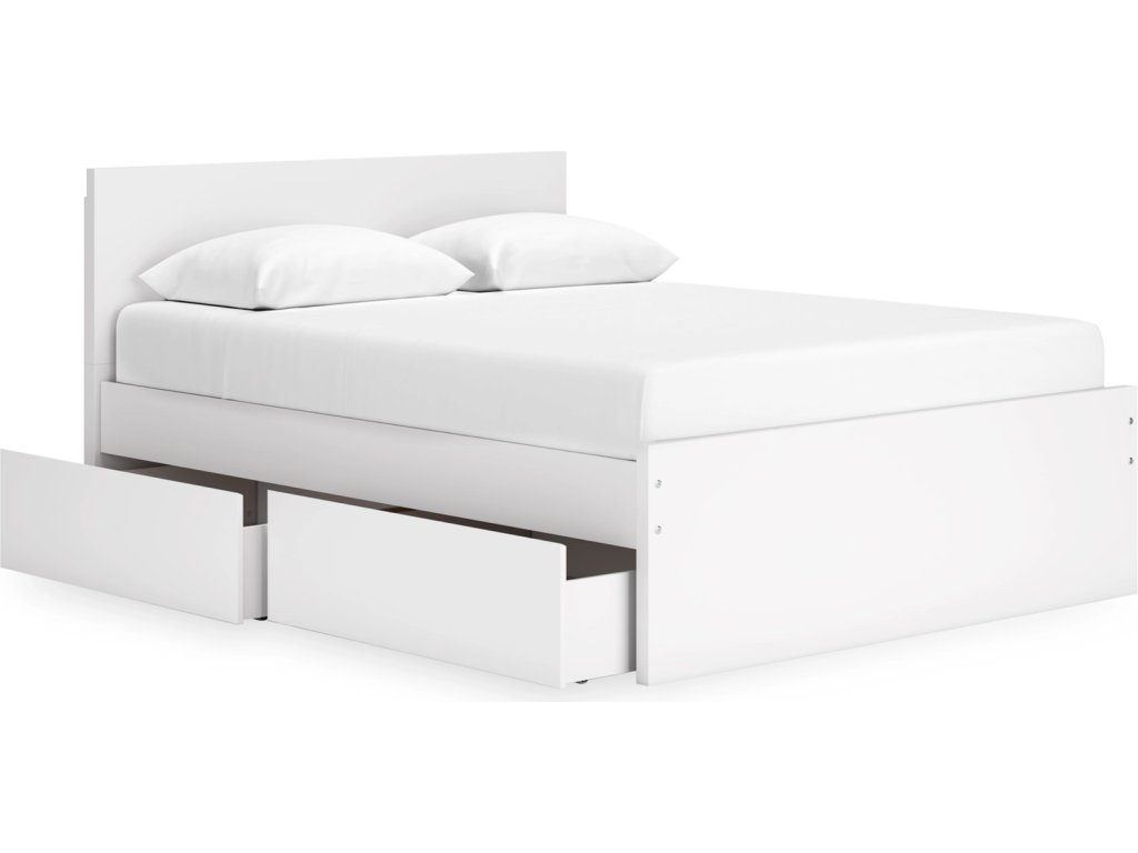 Onita Queen Panel Platform Bed with 2 Side Storage - image 4