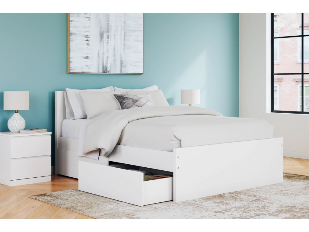 Onita Queen Panel Platform Bed with 2 Side Storage - image 9