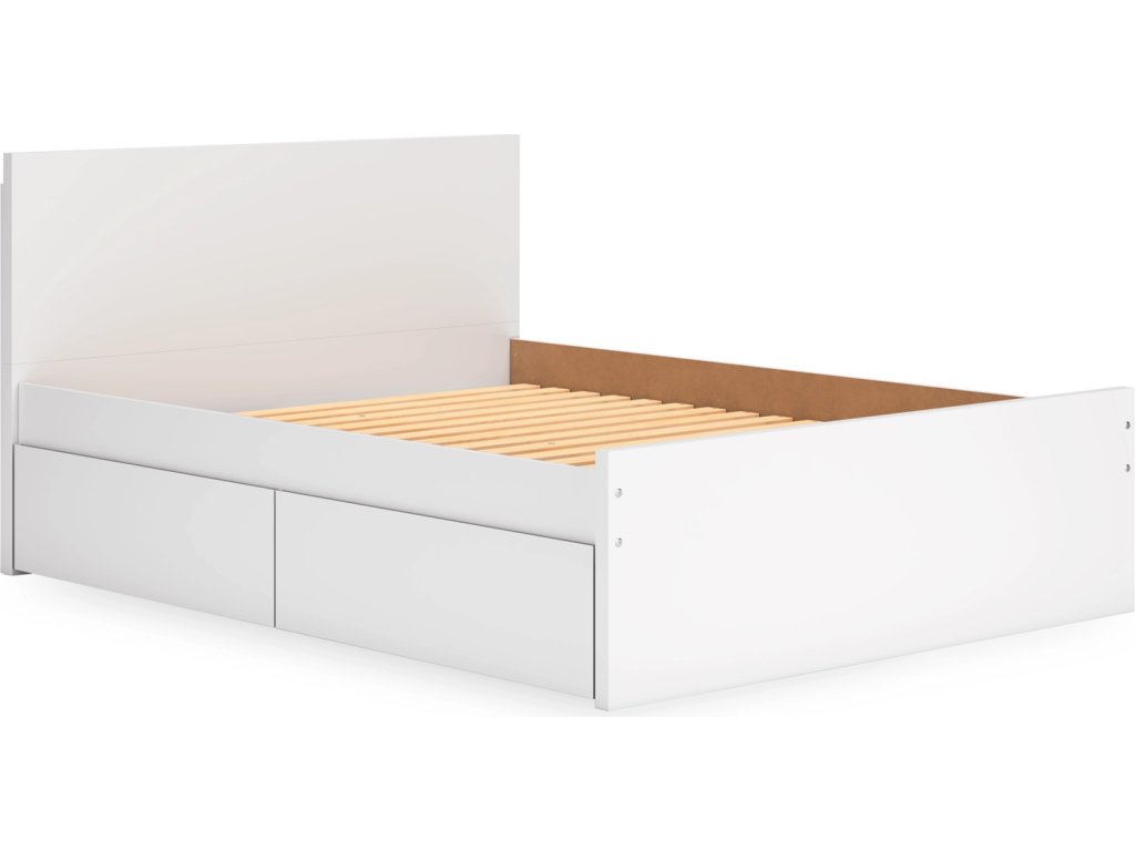 Onita Queen Panel Platform Bed with 1 Side Storage - image 2