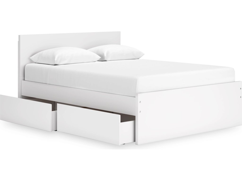 Onita Queen Panel Platform Bed with 1 Side Storage - image 3