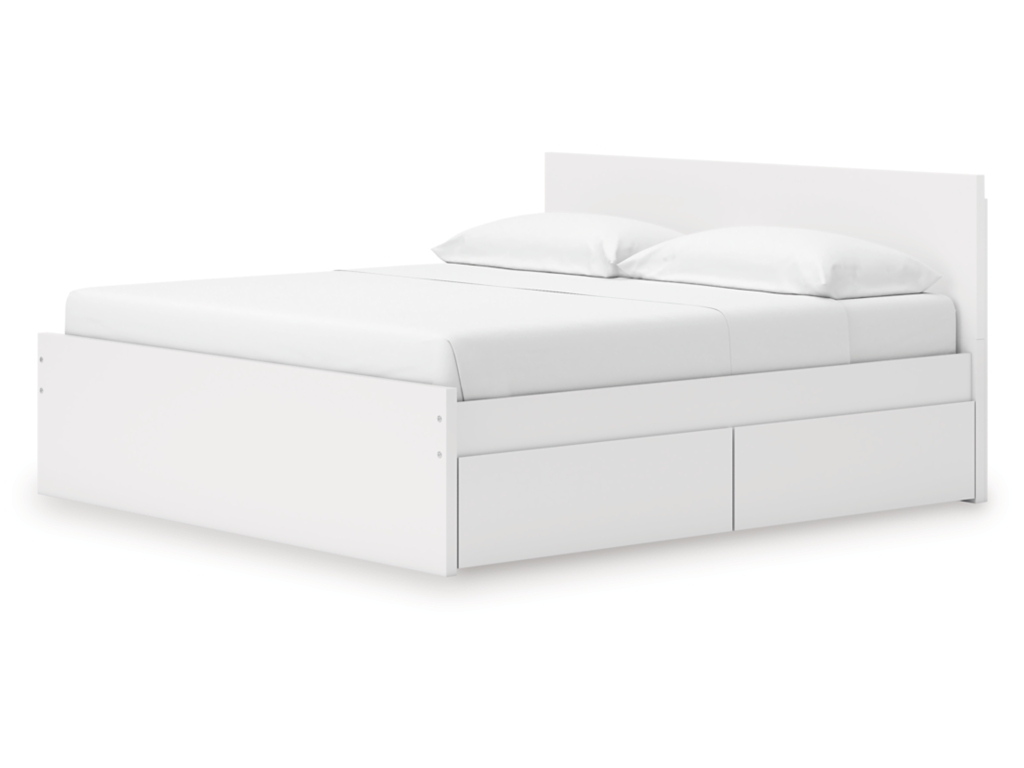 Onita King Panel Platform Bed with 2 Side Storage - image 5