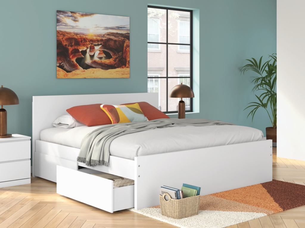 Onita King Panel Platform Bed with Storage - image 1