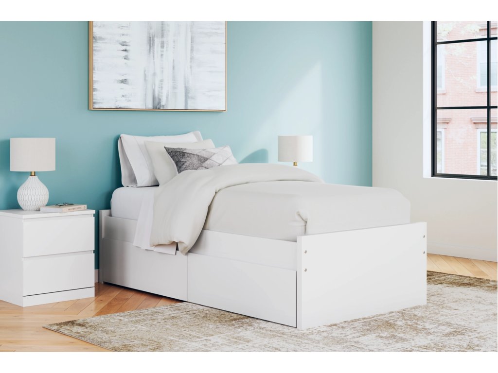 Onita Twin Platform Bed with 1 Side Storage - image 1