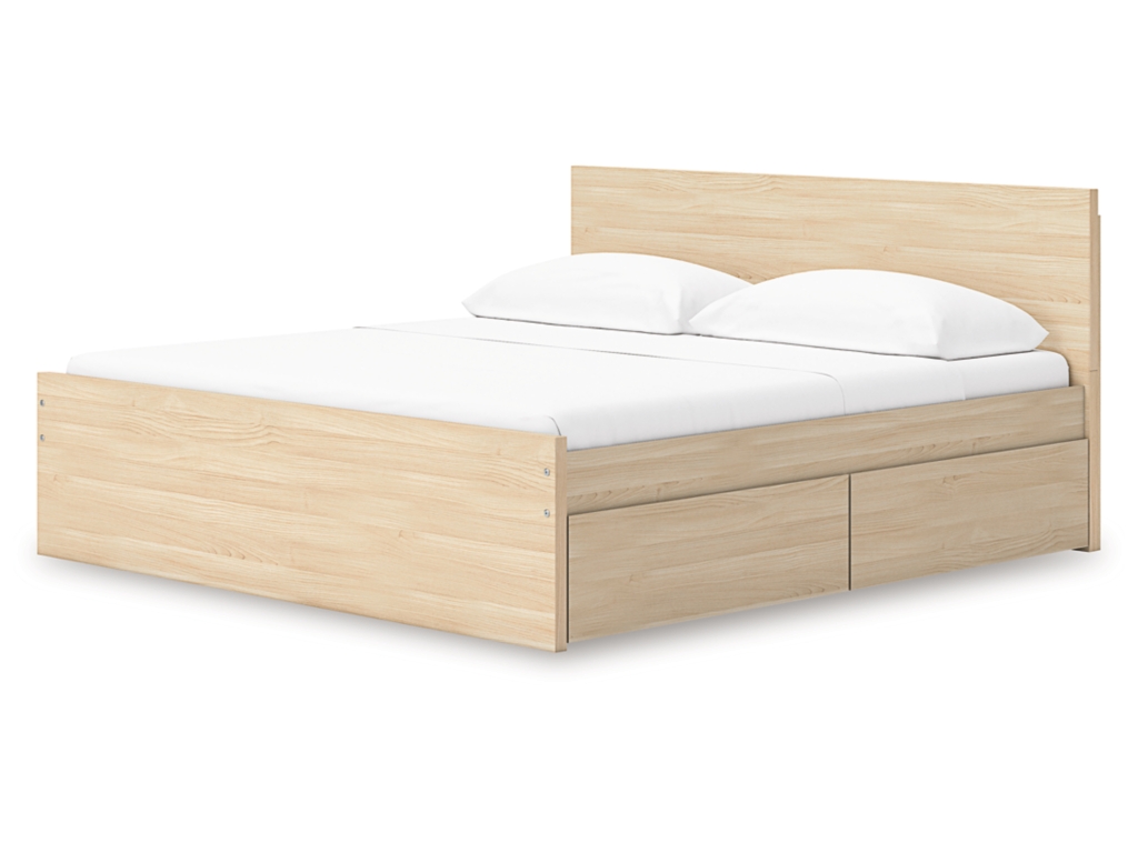 Onita King Panel Platform Bed with 2 Side Storage - image 5