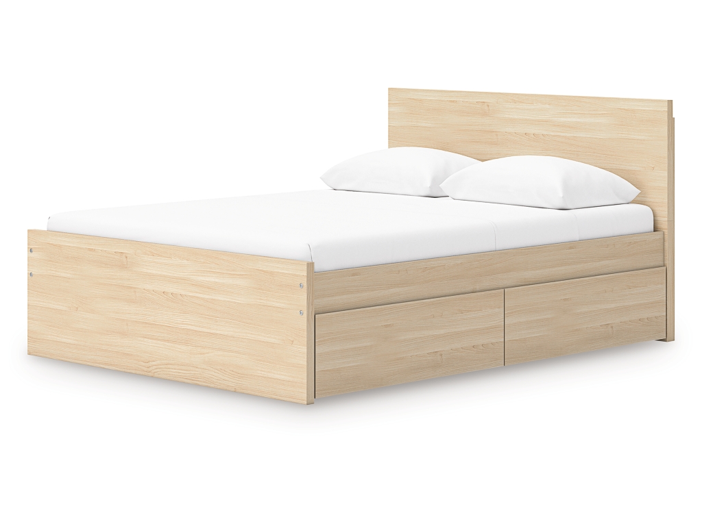 Onita Full Panel Platform Bed with 2 Side Storage - image 5
