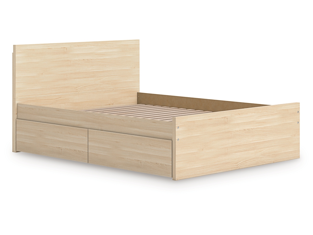 Onita Full Panel Platform Bed with 2 Side Storage - image 3