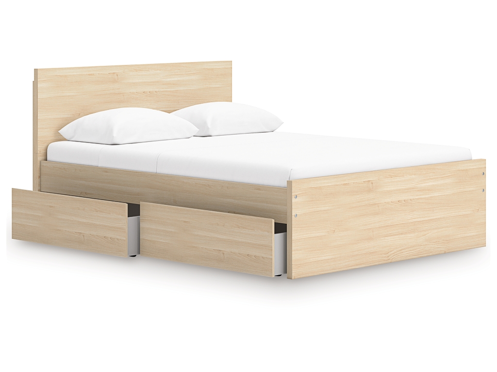 Onita Full Panel Platform Bed with 2 Side Storage - image 2