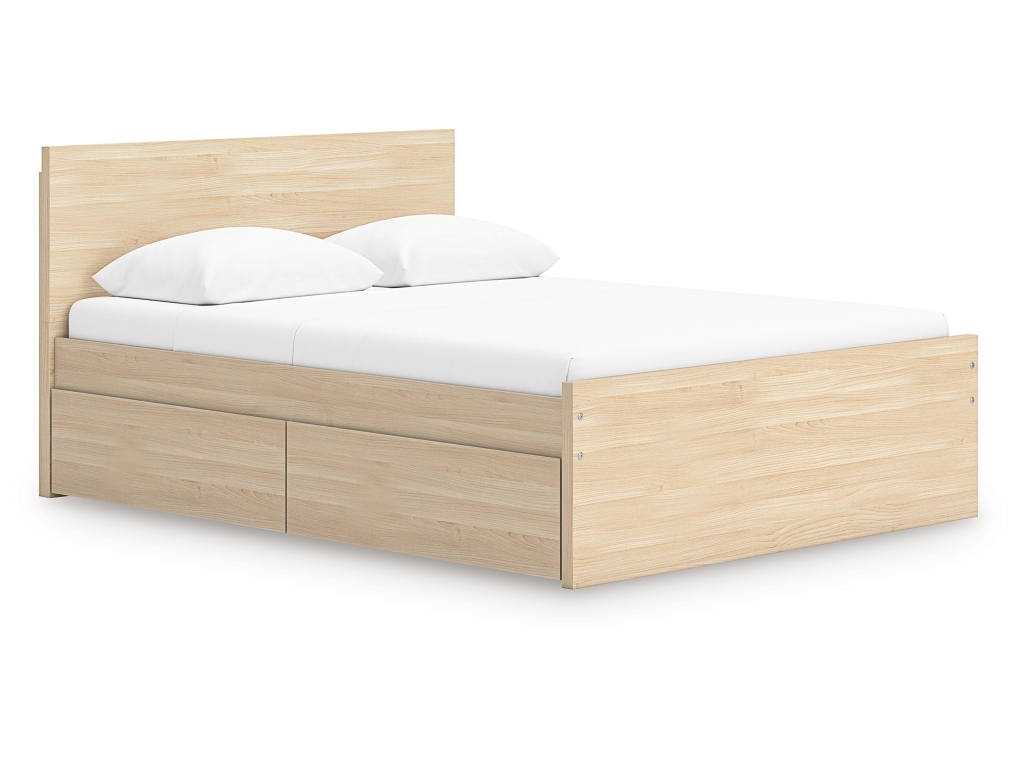 Onita Full Panel Platform Bed with 2 Side Storage - main image