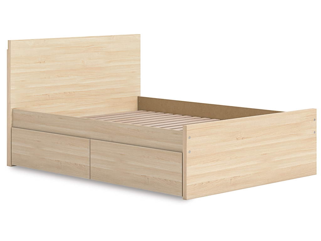 Onita Full Panel Platform Bed with 1 Side Storage - image 3