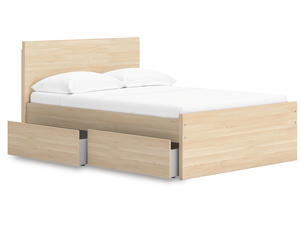 Onita Full Panel Platform Bed with 1 Side Storage - image 2