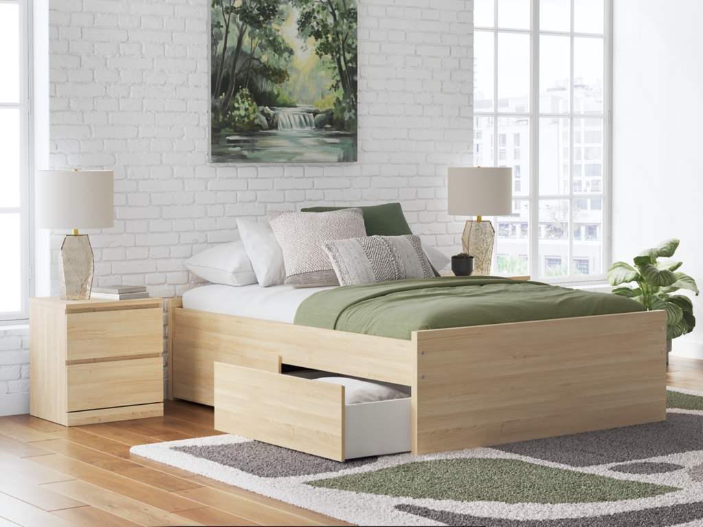 Onita Full Platform Bed with 2 Side Storage - image 1