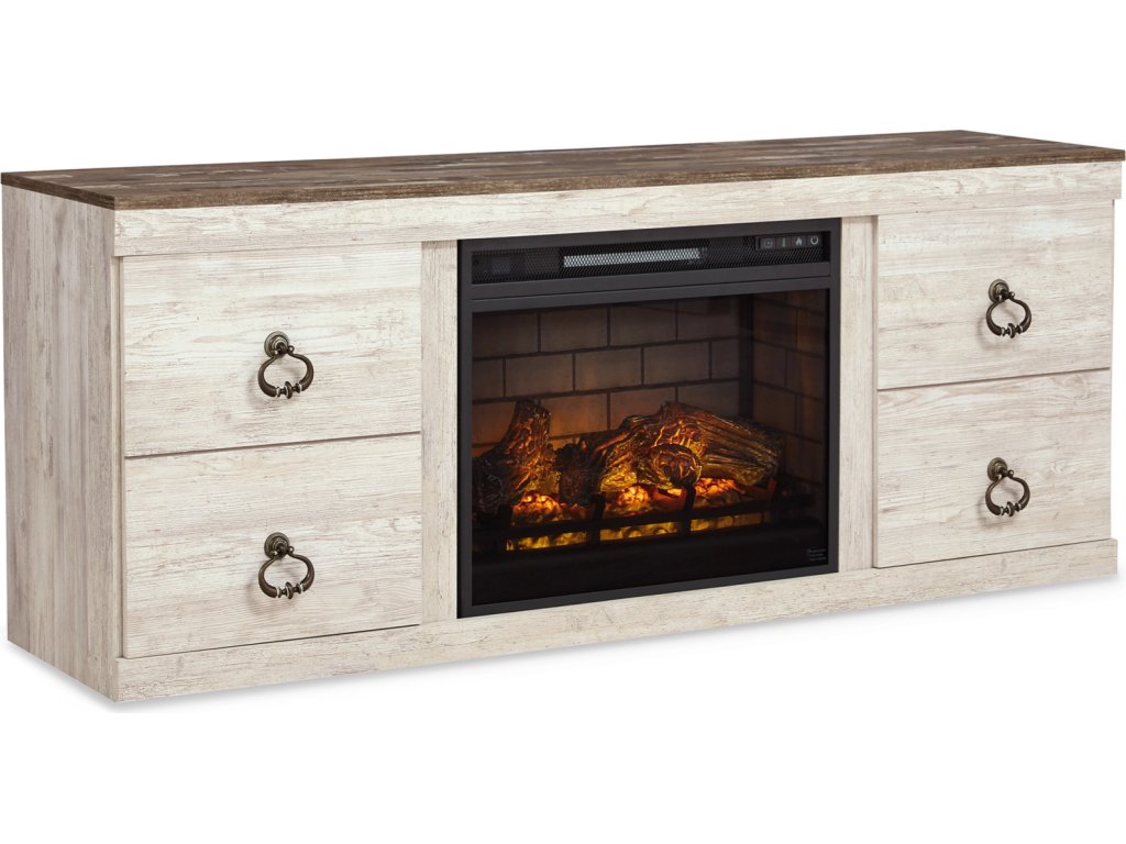 Willowton 4-Piece Entertainment Center with Electric Fireplace - image 1