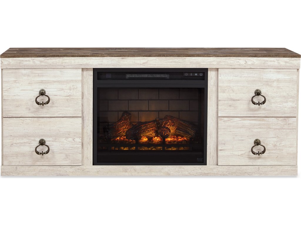 Willowton TV Stand with Electric Fireplace - image 1