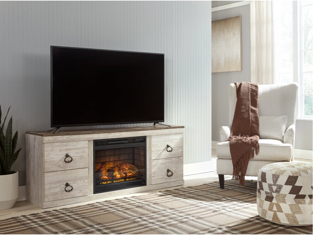Willowton TV Stand with Electric Fireplace - main image