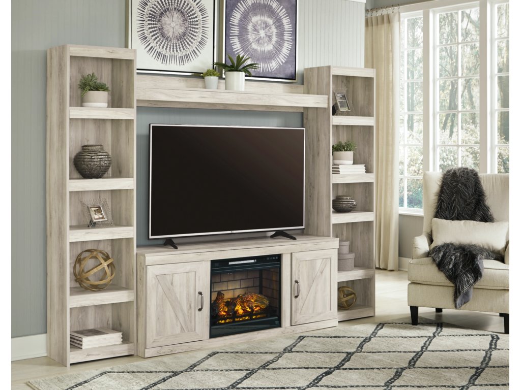 Bellaby 4-Piece Entertainment Center with Electric Fireplace - main image