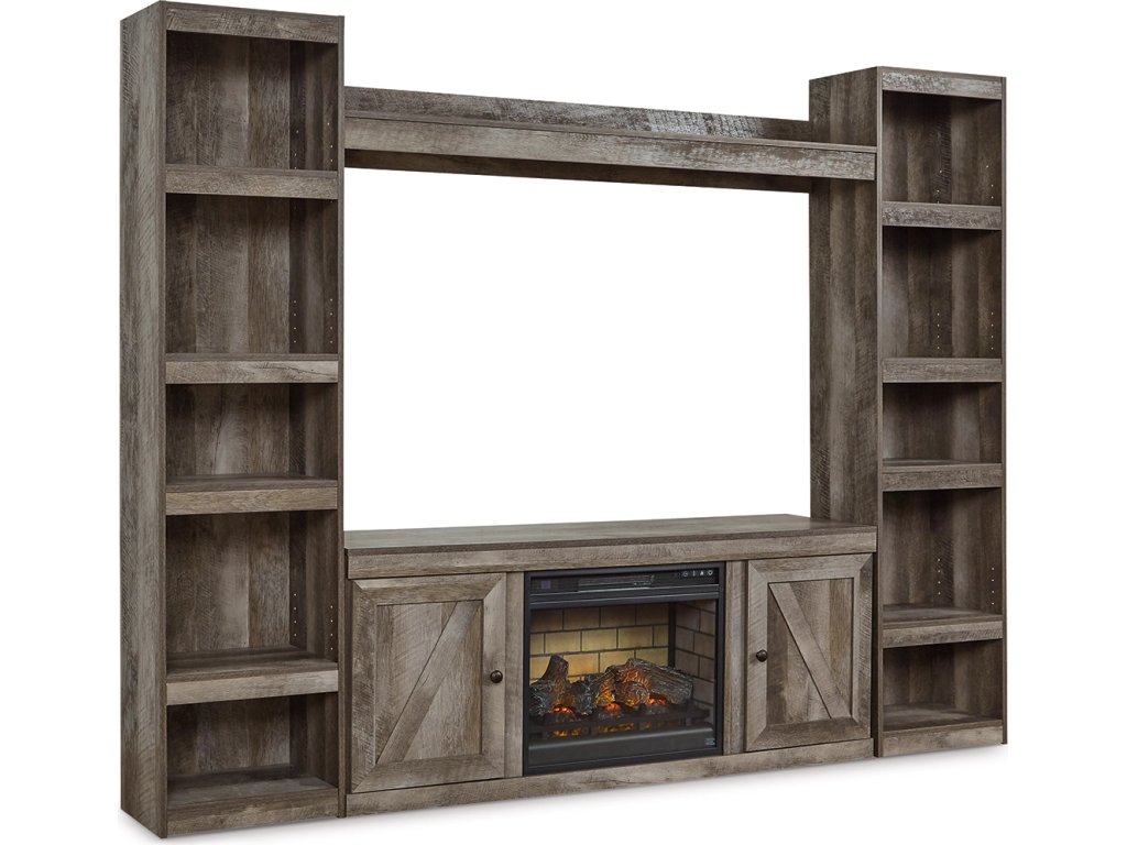 Wynnlow 4-Piece Entertainment Center with Electric Fireplace - main image