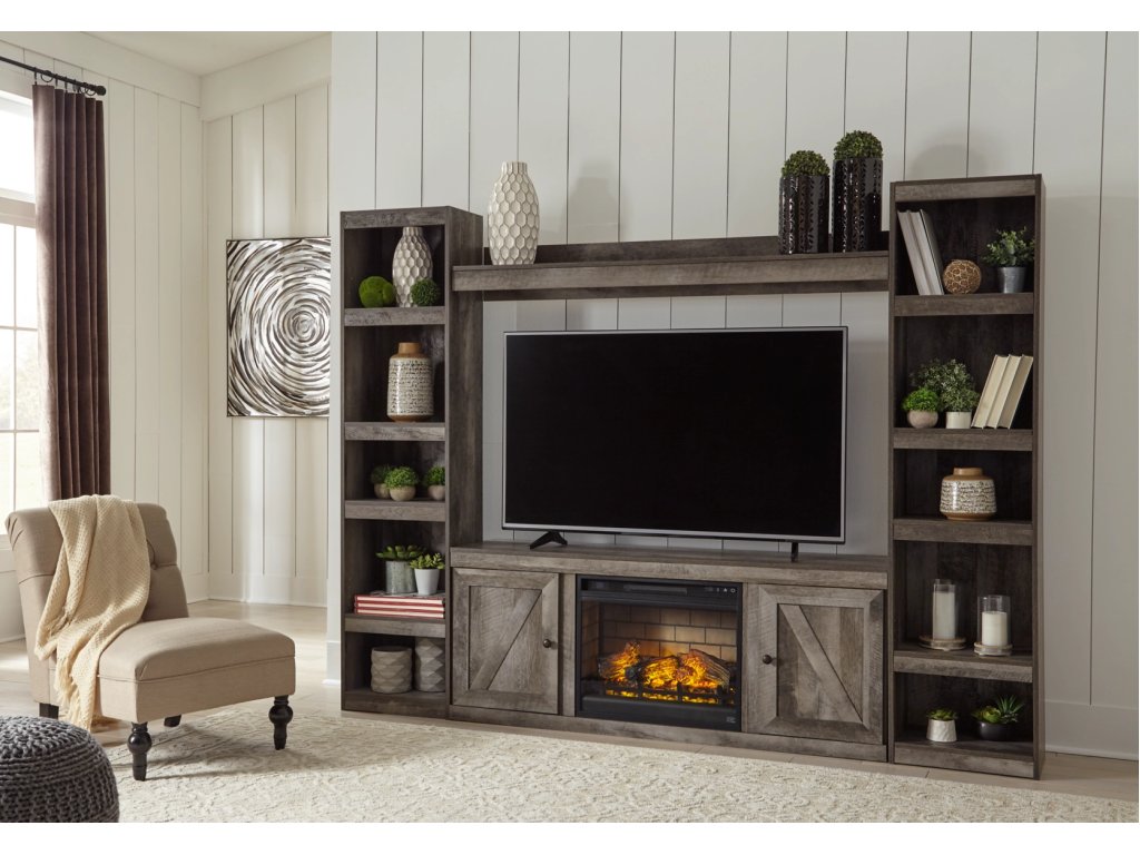 Wynnlow 4-Piece Entertainment Center with Electric Fireplace - image 1