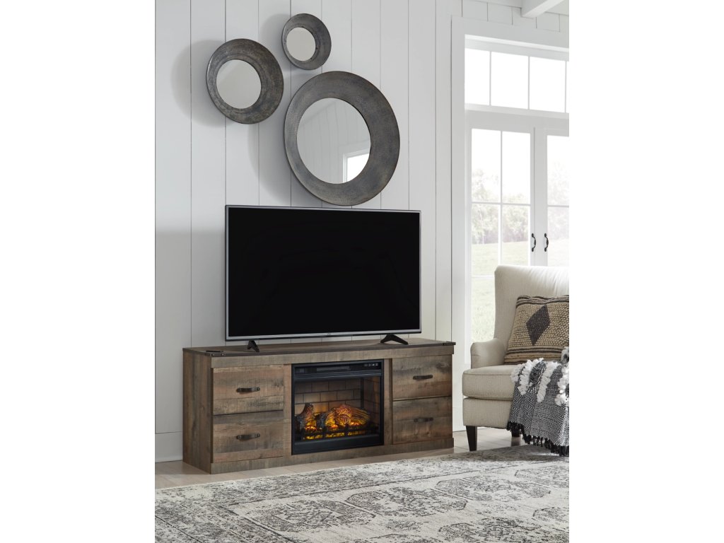 Trinell TV Stand with Electric Fireplace - main image