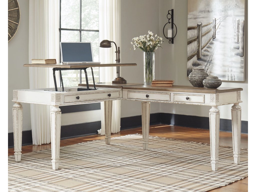 Realyn 2-Piece Home Office Lift Top Desk - image 1
