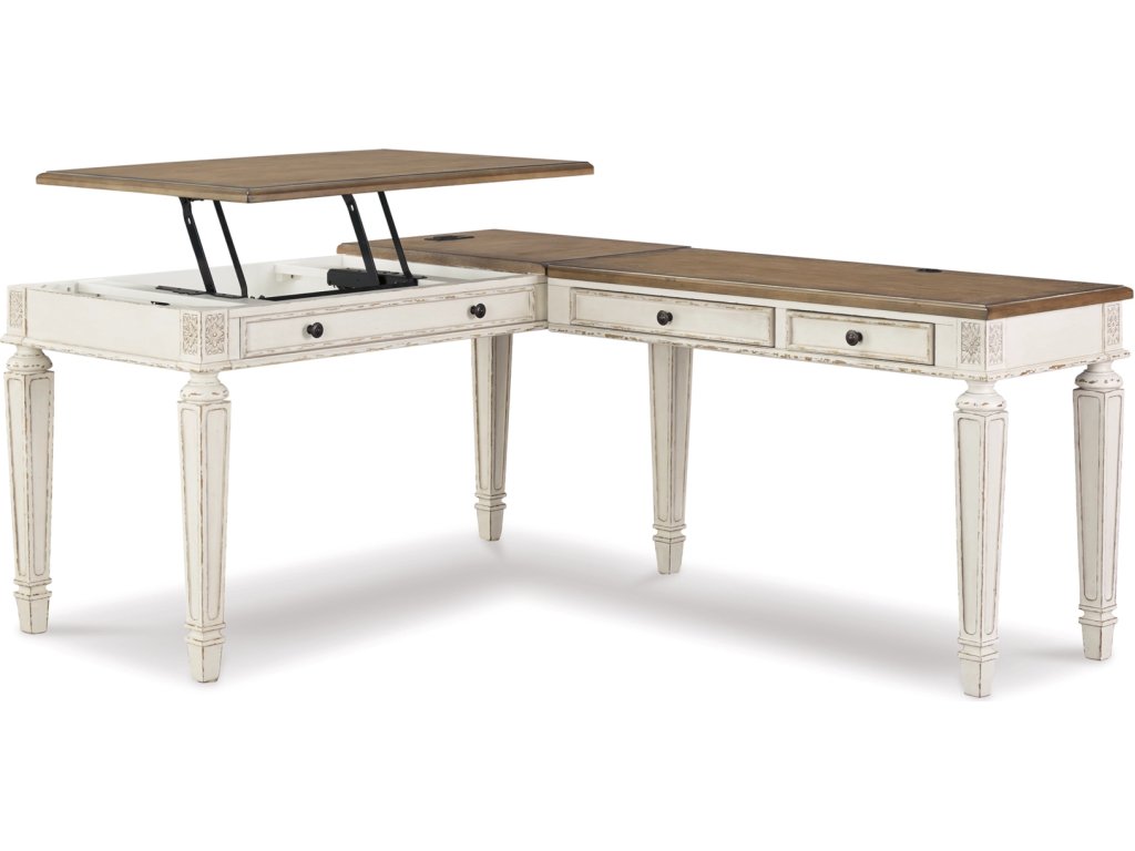 Realyn 2-Piece Home Office Lift Top Desk - main image