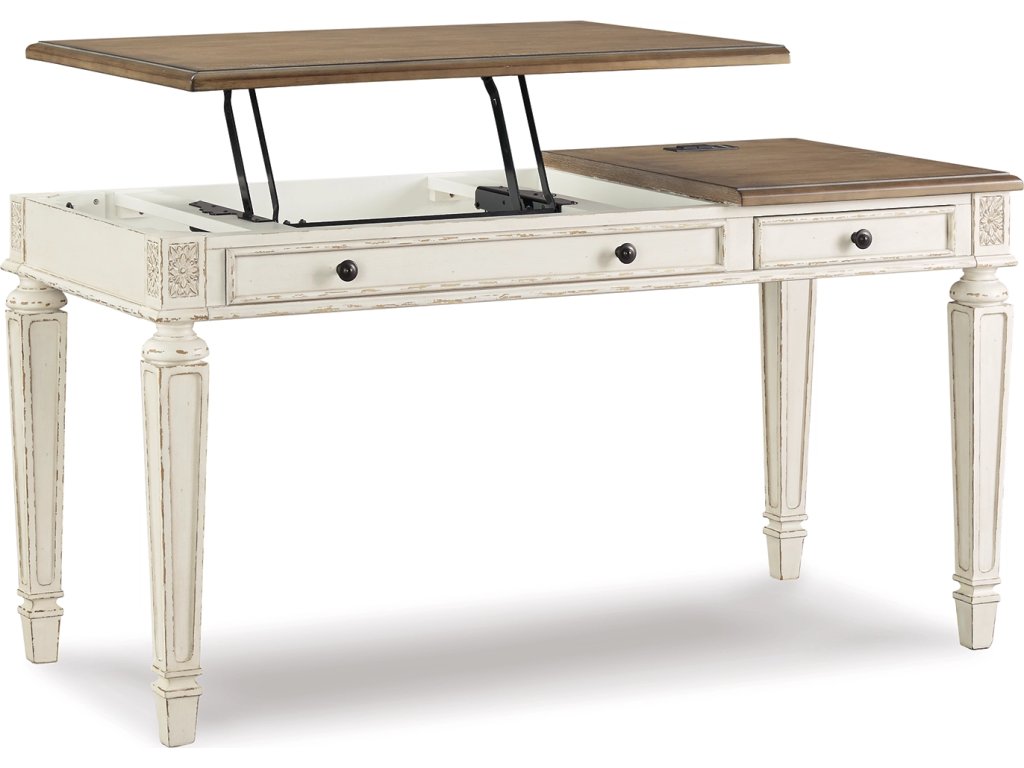 Realyn Lift-top Desk, L-shaped Desk and 4 Bookcases - image 7